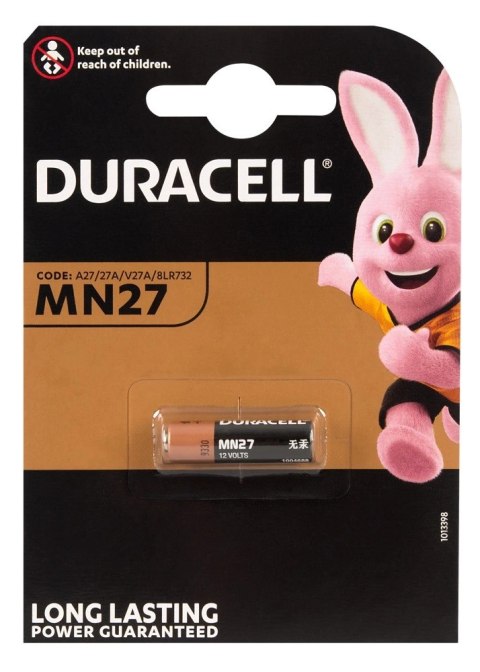 Duracell 27A Bateria alkaliczna 12V 10 sztuk - długotrwała moc Duracell 27A Bateria alkaliczna 12V 10 sztuk - długotrwała moc
