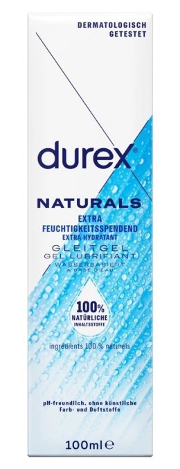 Durex Naturals Żel Nawilżający do Ciała 100ml z Kwasem Hialuronowym
