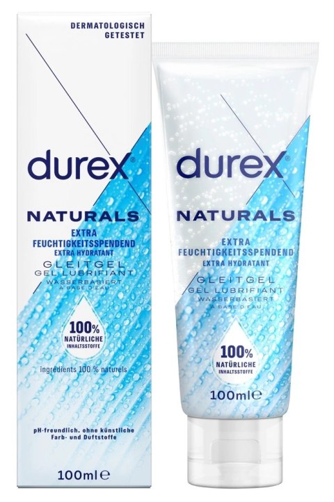 Durex Naturals Żel Nawilżający do Ciała 100ml z Kwasem Hialuronowym Durex Naturals Żel Nawilżający do Ciała 100ml z Kwasem Hialuronowym