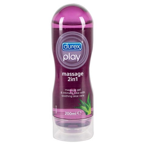 Durex Play 2in1 Aloesowy żel do masażu i nawilżania 200ml Durex Play 2in1 Aloesowy żel do masażu i nawilżania 200ml