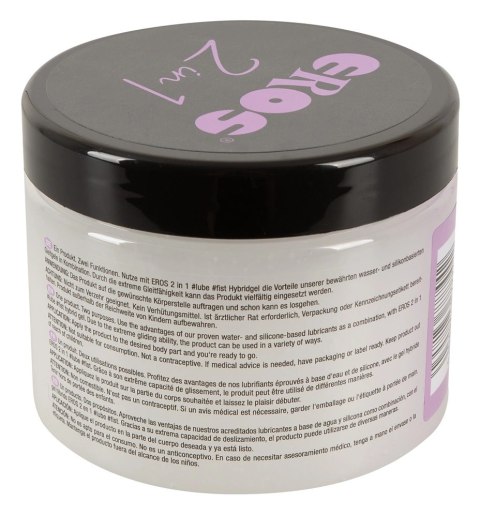 EROS Hybrydowy Lubrykant 2w1 Lube & Fist 500 ml Bezzapachowy EROS Hybrydowy Lubrykant 2w1 Lube & Fist 500 ml Bezzapachowy