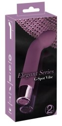 Elegant Series G-Spot Vibe fioletowy 16cm z ładowaniem USB
