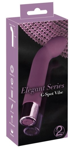 Elegant Series G-Spot Vibe fioletowy 16cm z ładowaniem USB
