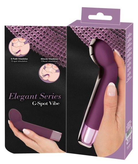 Elegant Series G-Spot Vibe fioletowy 16cm z ładowaniem USB Elegant Series G-Spot Vibe fioletowy 16cm z ładowaniem USB
