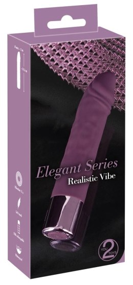 Elegant Series Mini Vibe fioletowy 14,3 cm - 15 trybow, ładowalny