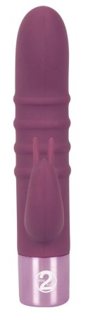 Elegant Series Rabbit Vibe Fioletowy 15 trybow - silikonowy, ładowalny