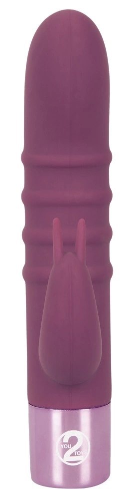 Elegant Series Rabbit Vibe Fioletowy 15 trybow - silikonowy, ładowalny Elegant Series Rabbit Vibe Fioletowy 15 trybow - silikonowy, ładowalny