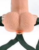 Fetish Fantasy Series model z paskiem, 10 trybow, naturalny kolor 17,8 cm