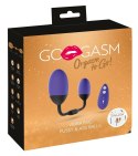 Gogasm Kulki Treningowe Silikonowe Fioletowe 7 Trybow 21cm