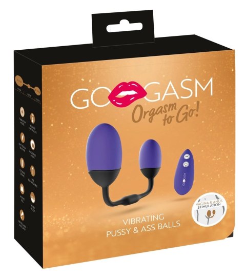 Gogasm Kulki Treningowe Silikonowe Fioletowe 7 Trybow 21cm Gogasm Kulki Treningowe Silikonowe Fioletowe 7 Trybow 21cm