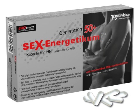 Joydivision Sex Energetic 50+ suplement mineralno-witaminowy 40 kapsułek Joydivision Sex Energetic 50+ suplement mineralno-witaminowy 40 kapsułek
