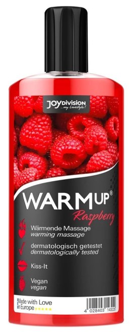 Joydivision Warmup Raspberry płyn do masażu rozgrzewający 150ml
