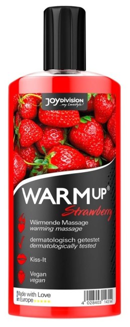 Joydivision Warmup Strawberry płyn do masażu rozgrzewający 150ml