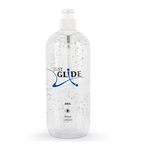 Just Glide Anal 1L - Wegański żel nawilżający do masażu na bazie wody