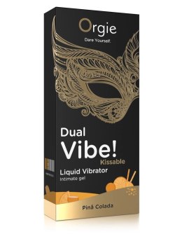 Orgie Dual Vibe Żel intymny o zapachu Pina Colada 15ml
