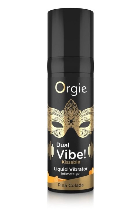 Orgie Dual Vibe Żel intymny o zapachu Pina Colada 15ml Orgie Dual Vibe Żel intymny o zapachu Pina Colada 15ml