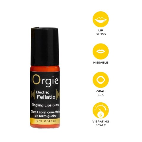 Orgie Plumping Gloss Błyszczyk do ust z efektem mrowienia 10 ml Orgie Plumping Gloss Błyszczyk do ust z efektem mrowienia 10 ml