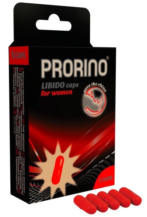 PRORINO Kapsułki dla kobiet 5 szt. suplement diety z ekstraktami PRORINO Kapsułki dla kobiet 5 szt. suplement diety z ekstraktami