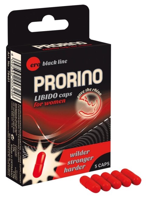 PRORINO Kapsułki dla kobiet 5 szt. suplement diety z ekstraktami PRORINO Kapsułki dla kobiet 5 szt. suplement diety z ekstraktami