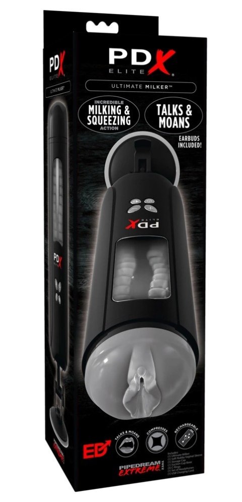 Pipedream PDX Elite Automatic Expert czarny system intymny z dźwiękiem 5-biegowy Pipedream PDX Elite Automatic Expert czarny system intymny z dźwiękiem 5-biegowy