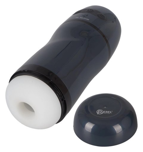 Rebel Intimate Device Vibration & Suction Czarny 21,8 cm - podręczny model Rebel Intimate Device Vibration & Suction Czarny 21,8 cm - podręczny model