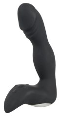 Rebel Stymulator Prostaty Czarny Elastyczny 10 Trybow Wibracji 16,1 cm