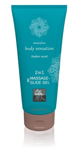 Shiatsu Żel do Masażu i Smarowania Amber 200 ml - Gładka Konsystencja