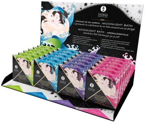 Shunga Moonlight Bath Zestaw Luksusowych Soli do Kąpieli 24x75g Mix Zapachow Shunga Moonlight Bath Zestaw Luksusowych Soli do Kąpieli 24x75g Mix Zapachow