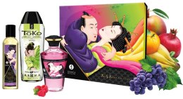 Shunga Secret Set Fruity Kisses - Zestaw Olejkow Masażowych 3-częściowy