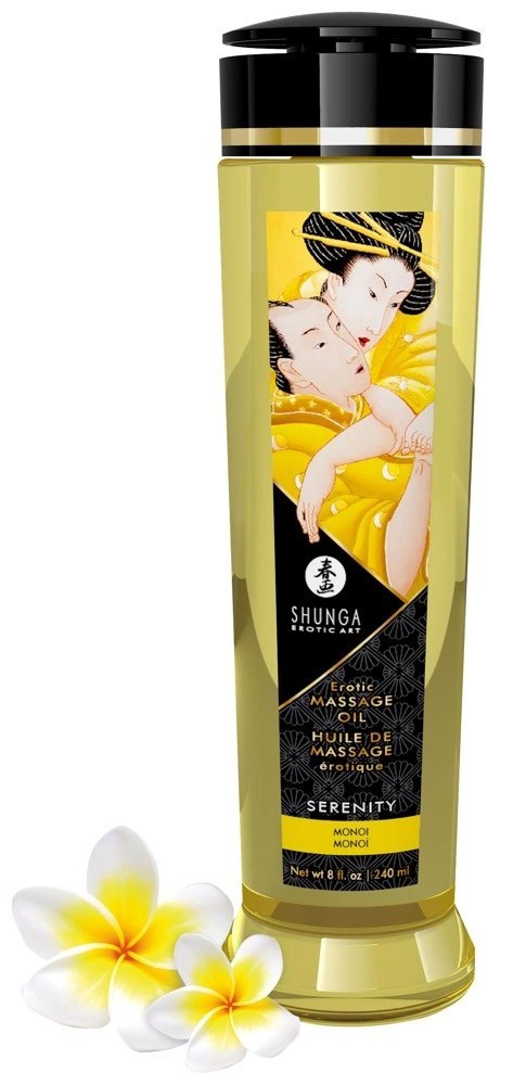 Shunga Serenity Naturalny Olejek do Masażu 240 ml - Wegańska Formuła Shunga Serenity Naturalny Olejek do Masażu 240 ml - Wegańska Formuła