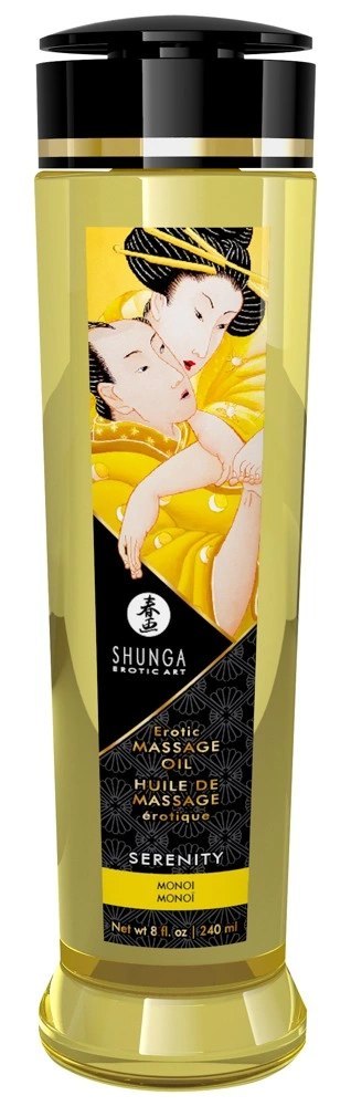 Shunga Serenity Naturalny Olejek do Masażu 240 ml - Wegańska Formuła Shunga Serenity Naturalny Olejek do Masażu 240 ml - Wegańska Formuła