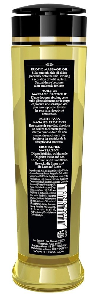 Shunga Serenity Naturalny Olejek do Masażu 240 ml - Wegańska Formuła Shunga Serenity Naturalny Olejek do Masażu 240 ml - Wegańska Formuła