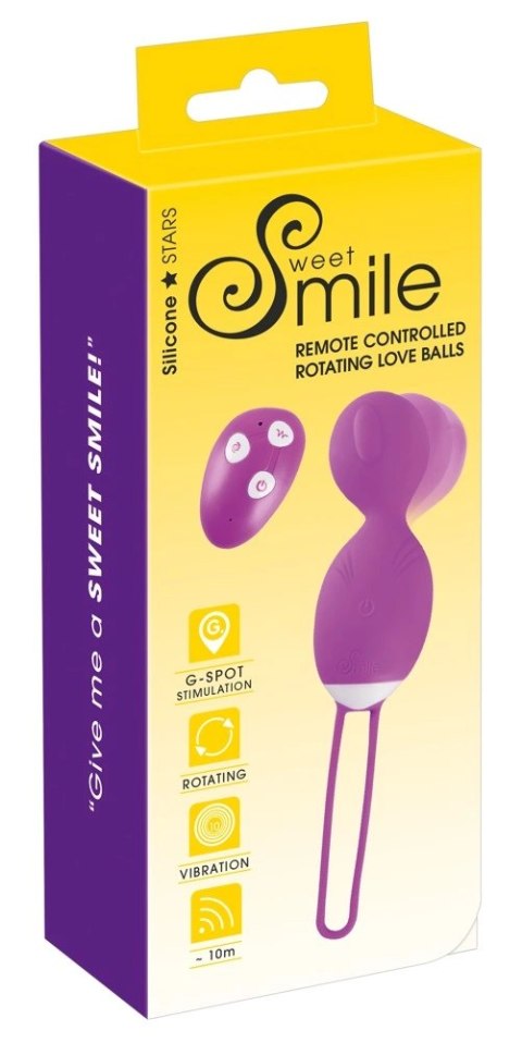 Sweet Smile RC Rotating Love Ball - fioletowa kulka zdalnie sterowana Sweet Smile RC Rotating Love Ball - fioletowa kulka zdalnie sterowana