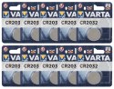 Varta CR2032 10x1 - Bateria litowa do urządzeń elektronicznych