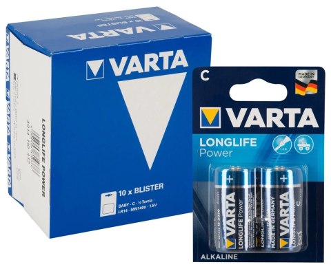 Varta LR14 Bateria C 1,5V 1400mAh 20 sztuk - wydajne zasilanie Varta LR14 Bateria C 1,5V 1400mAh 20 sztuk - wydajne zasilanie