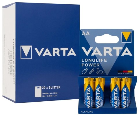 Varta LR6 AA 80 szt. - Zestaw baterii alkalicznych, długotrwała moc Varta LR6 AA 80 szt. - Zestaw baterii alkalicznych, długotrwała moc
