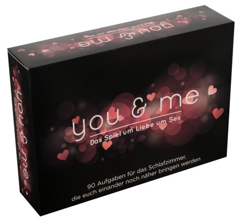 You & Me Gra dla par Niemiecka wersja 90 kart z zadaniami You & Me Gra dla par Niemiecka wersja 90 kart z zadaniami