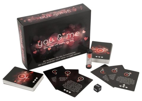 You & Me Gra dla par Niemiecka wersja 90 kart z zadaniami You & Me Gra dla par Niemiecka wersja 90 kart z zadaniami