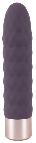 You2Toys Elegant Series Model prążkowany 15cm silikonowy USB fioletowy