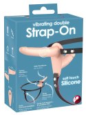 You2Toys Harness na podwojne akcesoria z funkcją wibracji, silikon