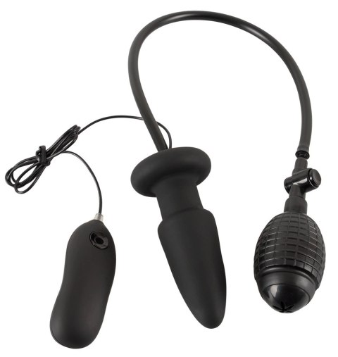 You2Toys Inflatable Plug z Wibracjami i Przewodowym Sterowaniem, czarny You2Toys Inflatable Plug z Wibracjami i Przewodowym Sterowaniem, czarny