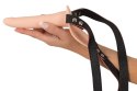 You2Toys Pasek z anatomicznym wibratorem 10 trybow, silikon, czarny