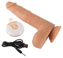 You2Toys Wibrator pchający Push Vibrator 7+5 trybow silikonowy 21-24 cm