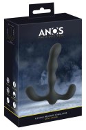 ANOS Silikonowy 3-Ramienny Stymulator Prostaty Czarny, 3 Silniki, 7 Trybow