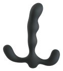 ANOS Silikonowy 3-Ramienny Stymulator Prostaty Czarny, 3 Silniki, 7 Trybow