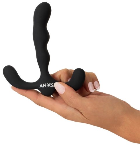 ANOS Silikonowy 3-Ramienny Stymulator Prostaty Czarny, 3 Silniki, 7 Trybow ANOS Silikonowy 3-Ramienny Stymulator Prostaty Czarny, 3 Silniki, 7 Trybow