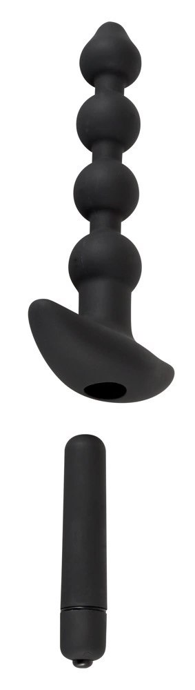 Black Velvets 4-elementowy zestaw intymny silikonowy czarny Black Velvets 4-elementowy zestaw intymny silikonowy czarny