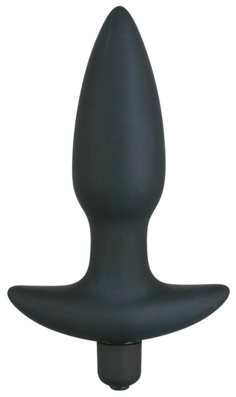 Black Velvets Plug z Wibracją i Uchwyt Średni 15cm Czarny Silikon Black Velvets Plug z Wibracją i Uchwyt Średni 15cm Czarny Silikon