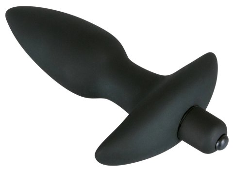Black Velvets Plug z Wibracją i Uchwyt Średni 15cm Czarny Silikon Black Velvets Plug z Wibracją i Uchwyt Średni 15cm Czarny Silikon