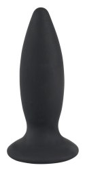 Black Velvets Stożkowy Korek Wibracyjny S 11cm czarny silikonowy